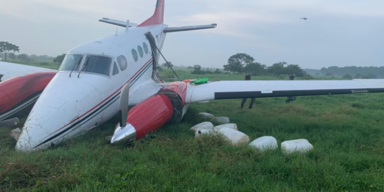 Localizan avioneta en La Barrita, Retalhuleu