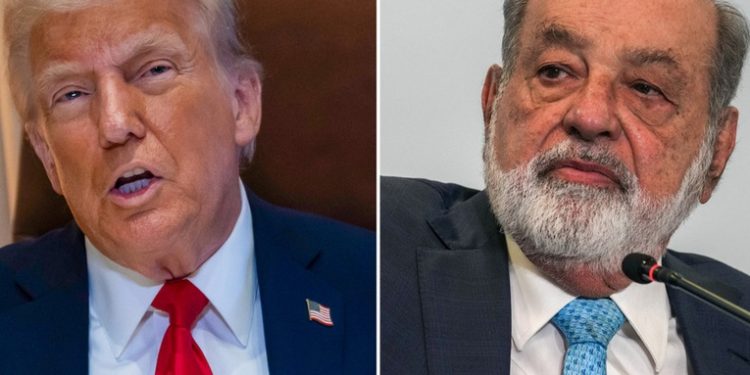 Los aranceles no resolverán problemas: Carlos Slim da consejos a Trump