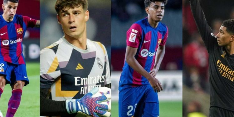 Los debutantes de el clásico, piezas clave para Barcelona y Real Madrid