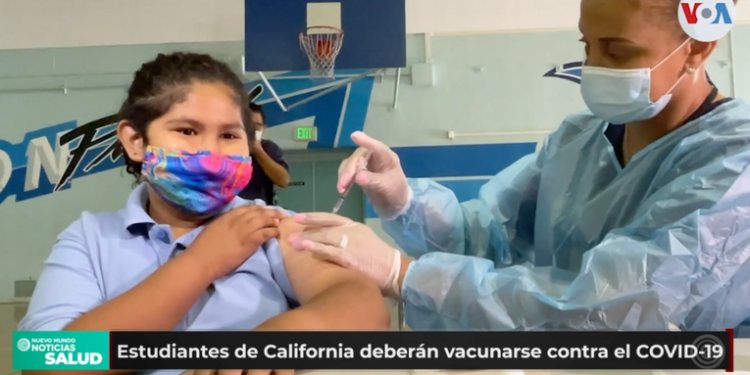 Los estudiantes de California deberán vacunarse contra el COVID-19