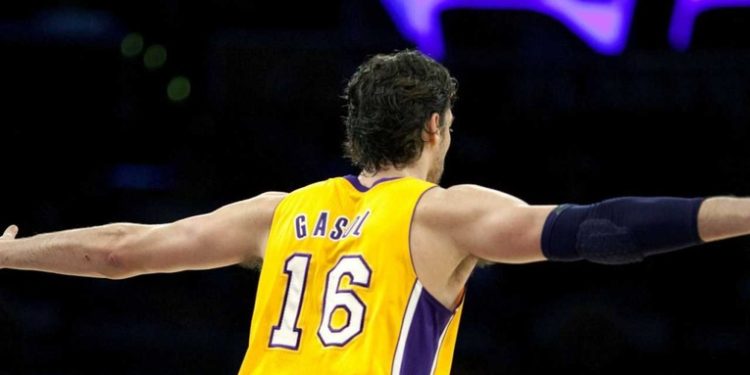 Los Lakers retirarán la camiseta de Pau Gasol
