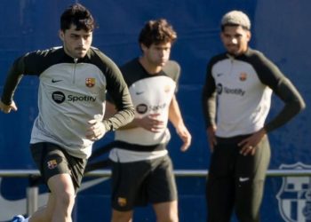 Los lesionados del Barcelona se vuelven a entrenar previo al clásico