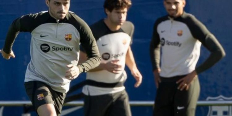 Los lesionados del Barcelona se vuelven a entrenar previo al clásico