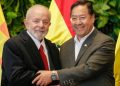Luis Arce recibe a Lula en Bolivia