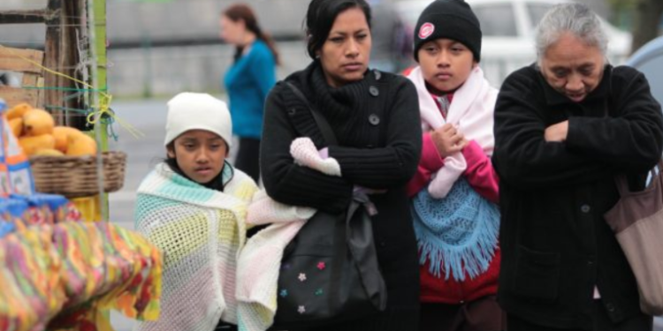 Más de 10 frentes fríos se esperan de enero a marzo