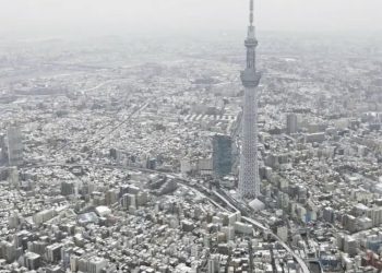 Más de 100 vuelos cancelados por fuerte nevada en Tokio