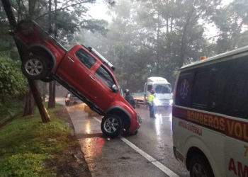 Más de 150 accidentes en carreteras debido a temporada de lluvias en territorio nacional