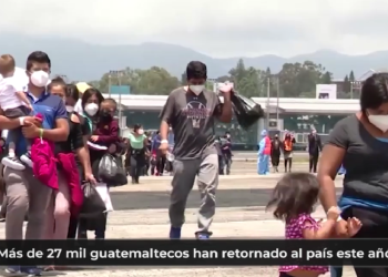 Más de 27 mil guatemaltecos han retornado al paí­s este año