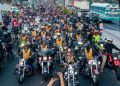 Más de 60 mil motoristas participaron en la 64ª Caravana del Zorro sin incidentes mayores