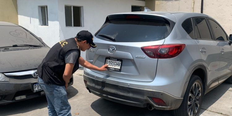 Más de mil 800 vehículos recuperados en lo que va del año por la PNC