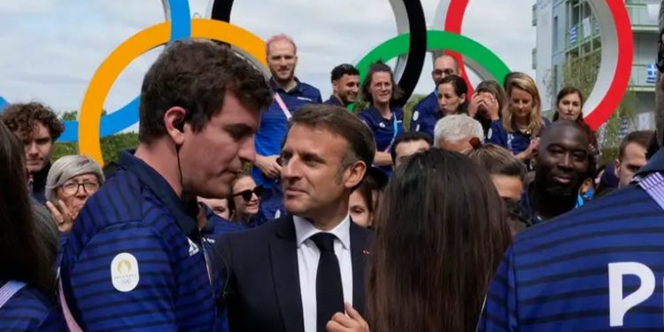Macron: Francia lista para acoger los Juegos de París-2024