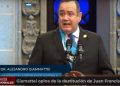 Mandatario Giammattei opina de la destitucion de Francisco Sandoval