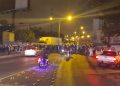 Manifestación de ex militares genera caos vehicular