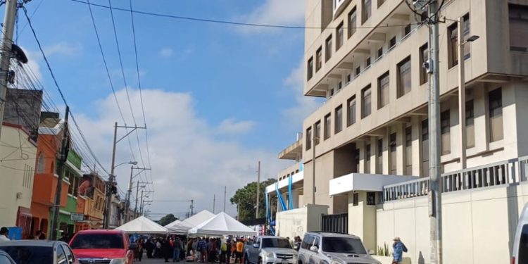 Manifestantes celebran navidad