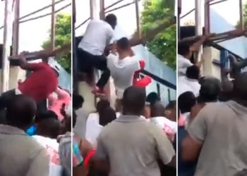 Manifestantes en Haití­ irrumpen en un banco tras cansarse de hacer cola