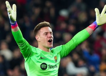 Marc-André ter Stegen no se entrenó