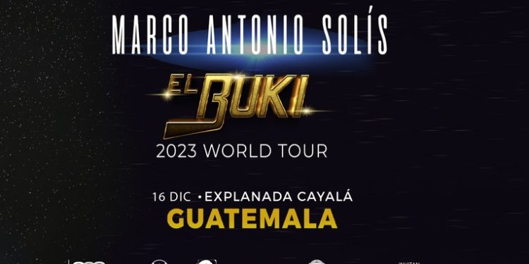 Marco Antonio Solís El Buki anuncia concierto en Guatemala como parte del El Buki World Tour