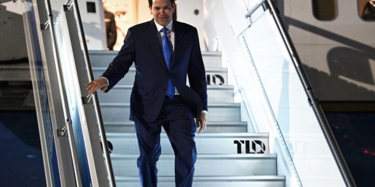 Marco Rubio llega a Turquía