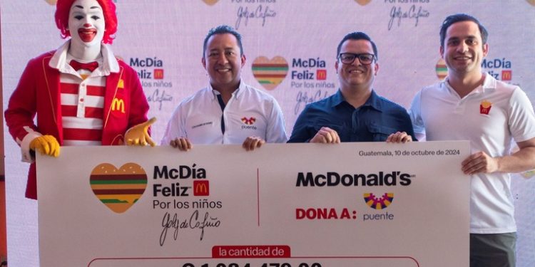McDonald’s entrega donativo del McDía Feliz 2024 en apoyo a la niñez y comunidades vulnerables