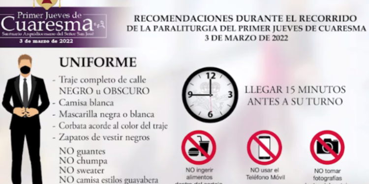 Medidas de bioseguridad se aplicarán en cortejo procesional