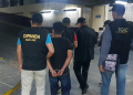 Menores de edad arrestados por la PNC