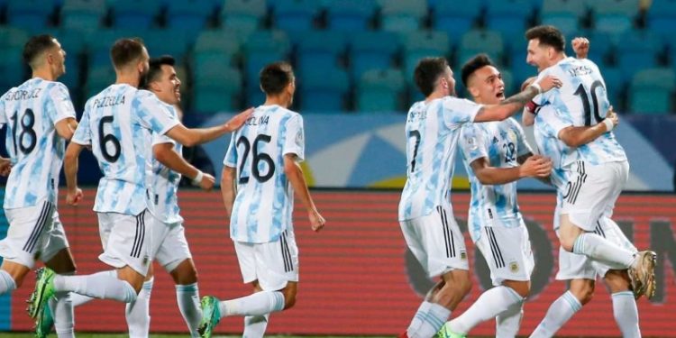 Messi guí­a Argentina hasta las semifinales