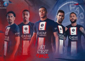 Messi, Neymar, Mbappé y otras estrellas del PSG presentan la nueva camiseta del club para la temporada 2022-2023