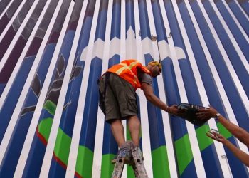 México: con arte urbano piden frenar violencia a migrantes