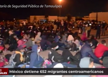 México detiene a 625 migrantes centroamericanos