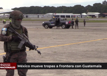 México refuerza seguridad: Ejército despliega fuerzas en la frontera con Guatemala