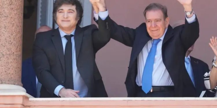 Milei recibe a líder opositor venezolano González Urrutia