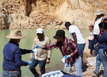 Ministerio de Ambiente realizó análisis de la laguna formada en Jutiapa