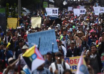 Movilización en Totonicapán: Comunidades exigen cambios en el Gobierno