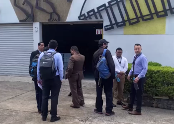 MP realizó diligencia para extraer información electoral en el parque de la industria