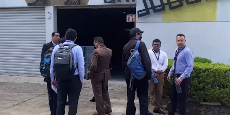 MP realizó diligencia para extraer información electoral en el parque de la industria