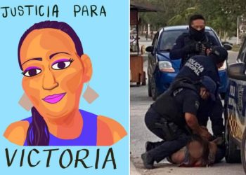 Mujer salvadoreña falleció tras ser sometida por policí­as mexicanos de manera similar a George Floyd