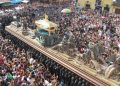 Multitudinarias procesiones marcan el quinto fin de semana de Cuaresma en el centro histórico capitalino