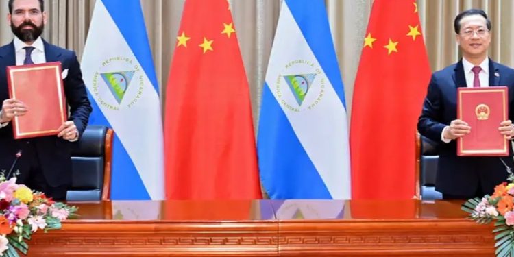 Nicaragua y China inauguran una ruta marítima comercial