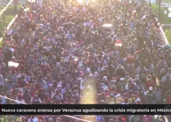Nueva caravana avanza por Veracruz agudizando la crisis migratoria en México