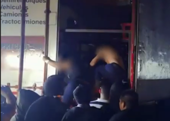 Nuevo abandono de migrantes en Veracruz, México