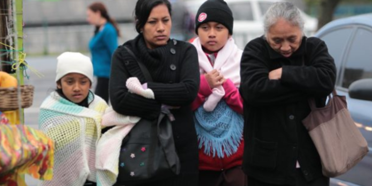 Nuevo frente frío ingresará este fin de semana a territorio nacional