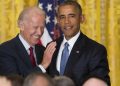 Obama y Clinton apoyan a Biden en un acto en Nueva York
