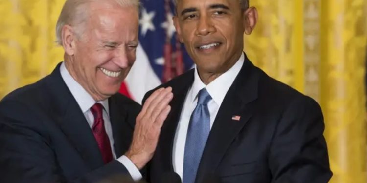 Obama y Clinton apoyan a Biden en un acto en Nueva York