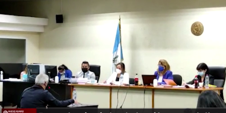 Otto Pérez Molina Y Roxana Baldetti declaran durante quinta audiencia del juicio por caso la lí­nea