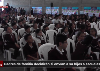 Padres de familia decidirán si enví­an a sus hijos a escuelas