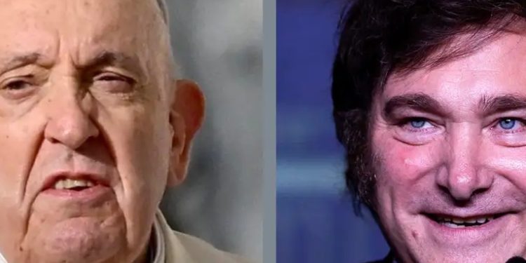 Papa Francisco envía un rosario bendecido a Javier Milei