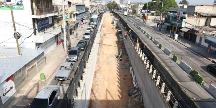 Paso desnivel de zona 6 â€œLa Cuchillaâ€ tiene una inversión de 21 millones de quetzales aproximadamente