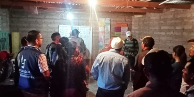 PDH verifica condiciones de mexicanos desplazados por violencia en Cuilco, Huehuetenango