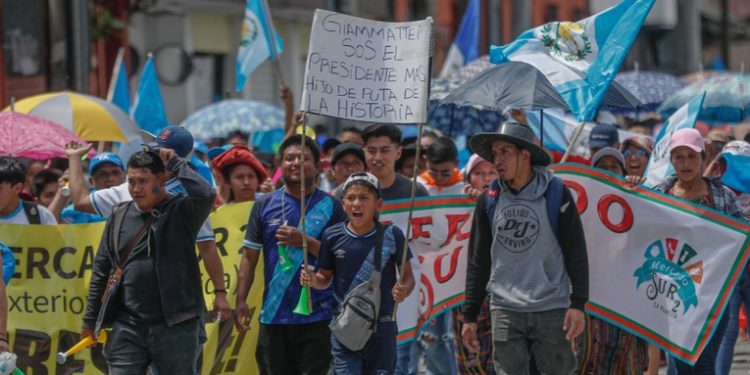 Persisten las protestas y bloqueos con 36 puntos tomados en su tercera semana
