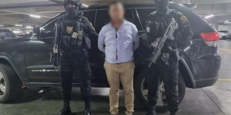 Policí­a Nacional Civil, captura al extraditable No. 36 por temas de narcotráfico